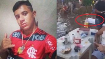 Familiares da vítima ficaram ainda mais abalados ao verem os banhistas agindo como se nada houvesse acontecido